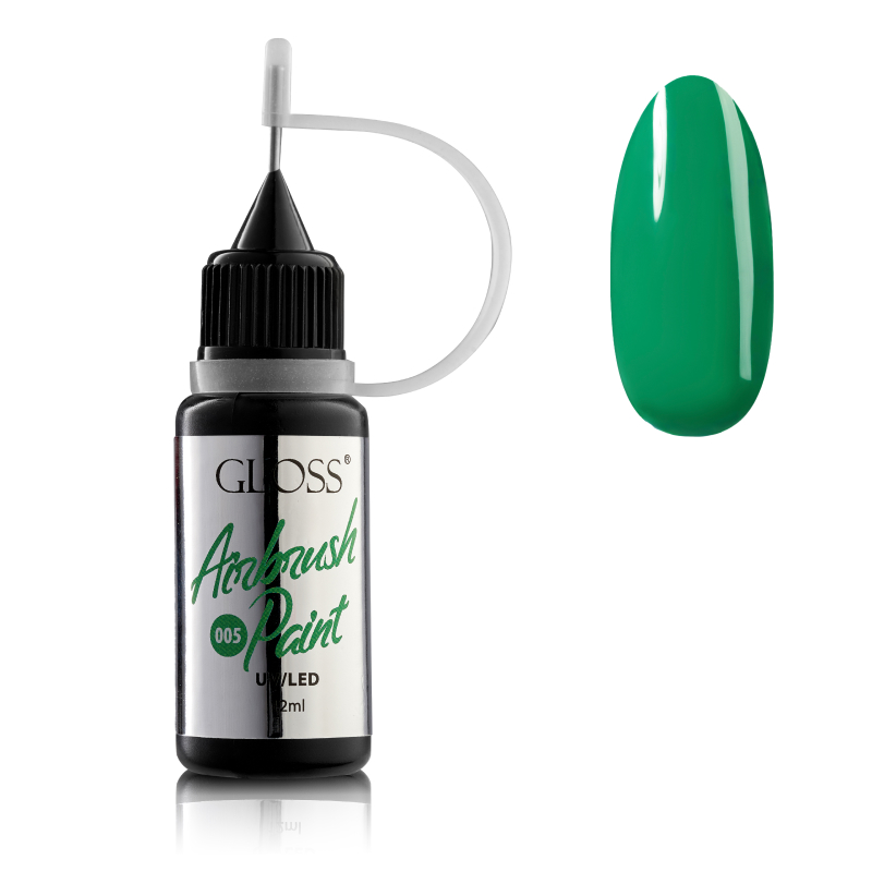 GLOSS Airbrush Paint 005 (emerald), 12 ml